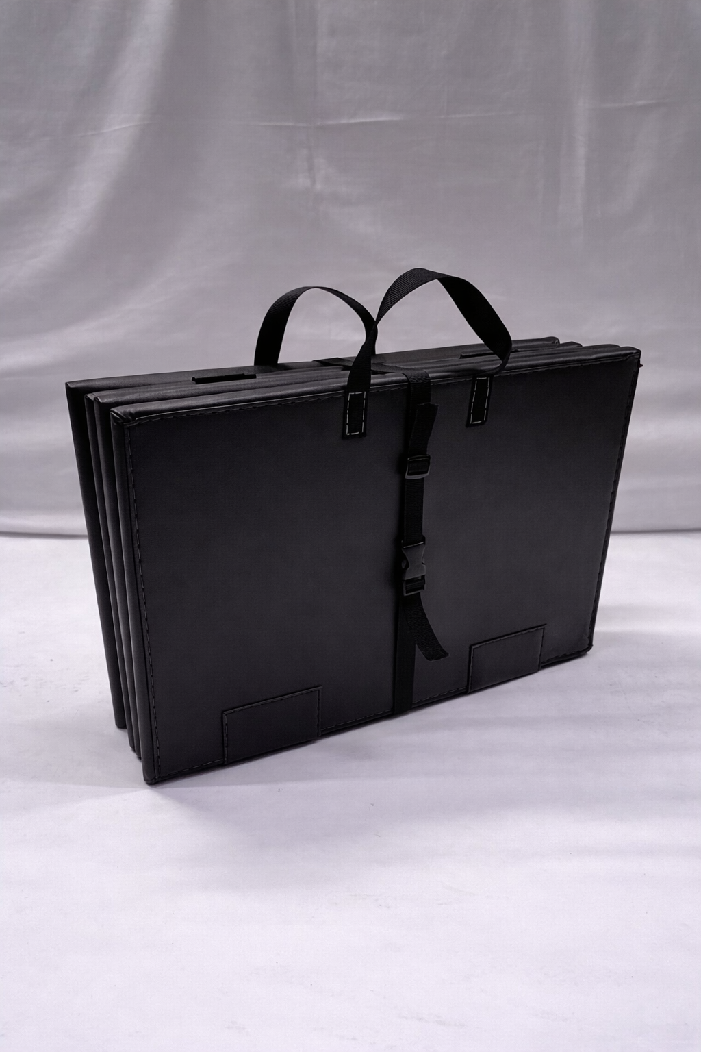 Black Folding Spanking Bench – Portable Luxury Bondage Bench & Restraint Furniture
