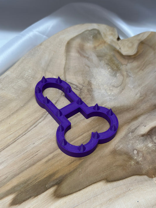 Spiked Shibari Rope Pads – 3D Printed Sensory Edge Play Accessory Set of 2