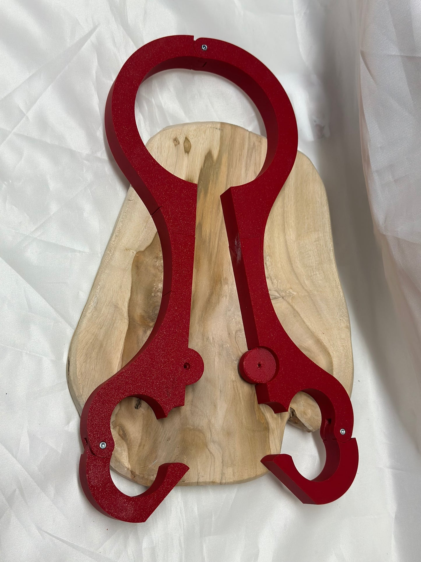 BDSM Rigid Fiddle – Neck & Wrist Restraint Pillory | Self-Bondage Device | Fetish Cuffs for Kinky Restraint Play