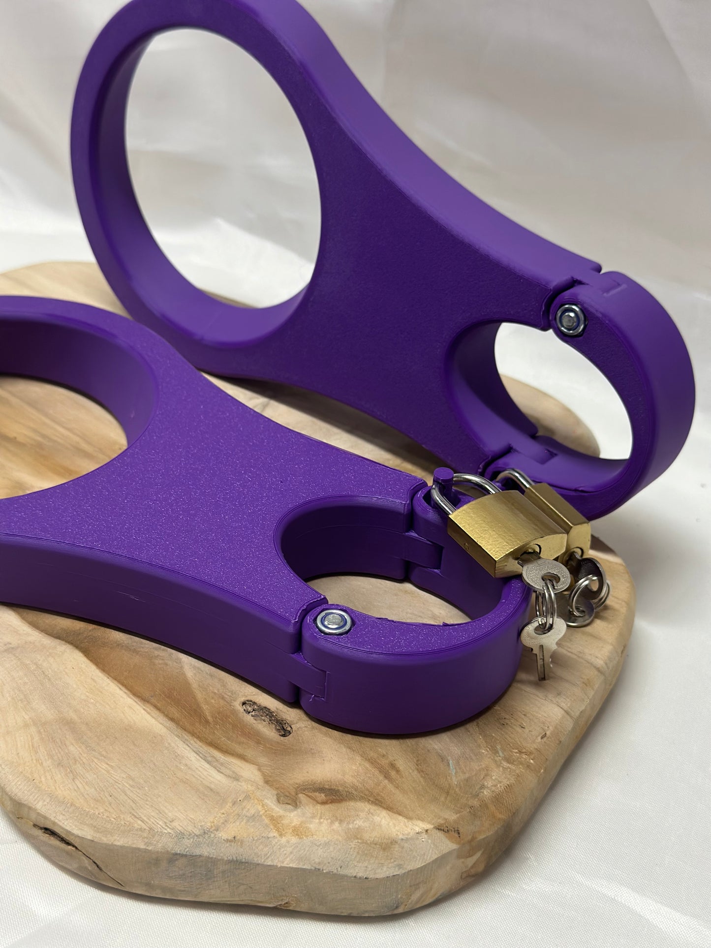 Set of BDSM Elbow Cuffs – 3D Printed Restraint Device for Bondage & Roleplay | Kinky Upper Arm Cuffs for Fetish Scenes