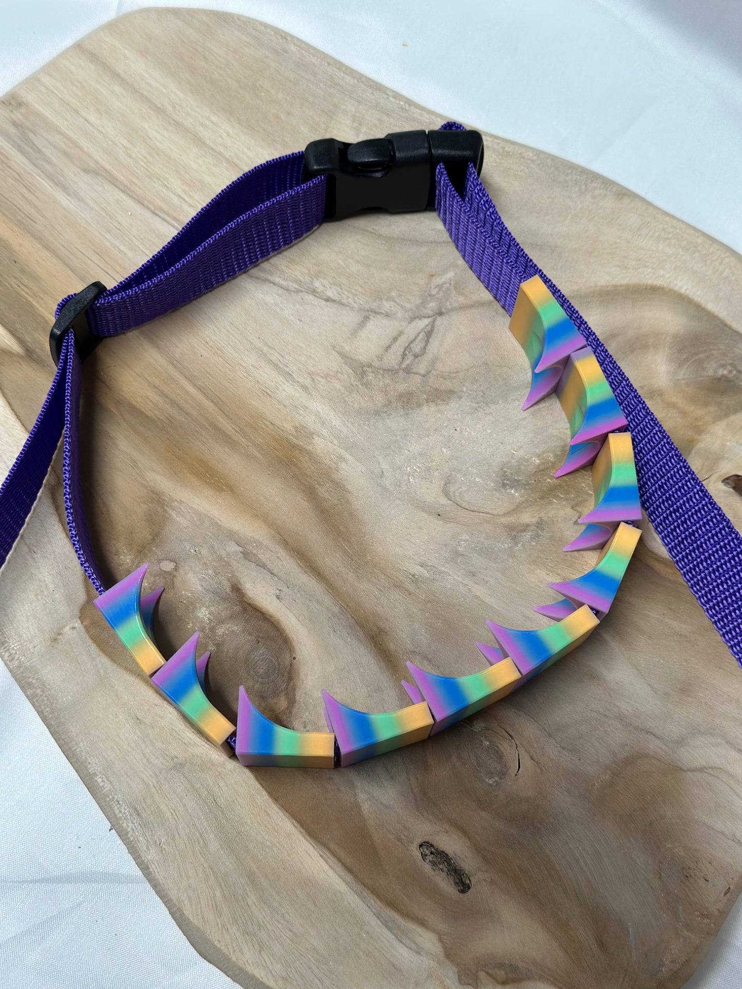 Self-punishment cilicium belt with three intensity levels: hard, brutal, merciless