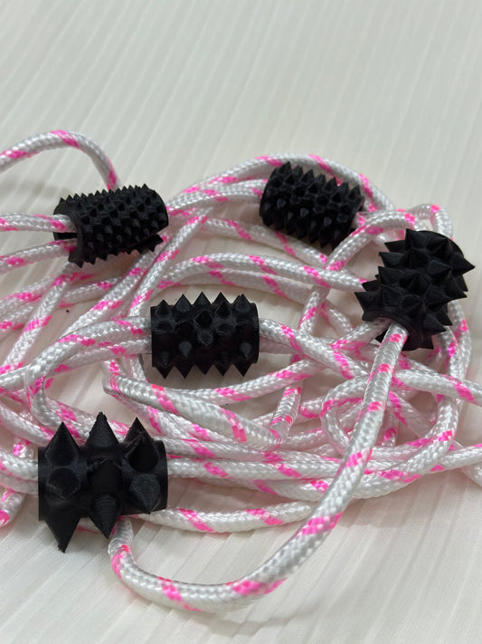 BDSM thorn spikes for rope bondage – sensory play