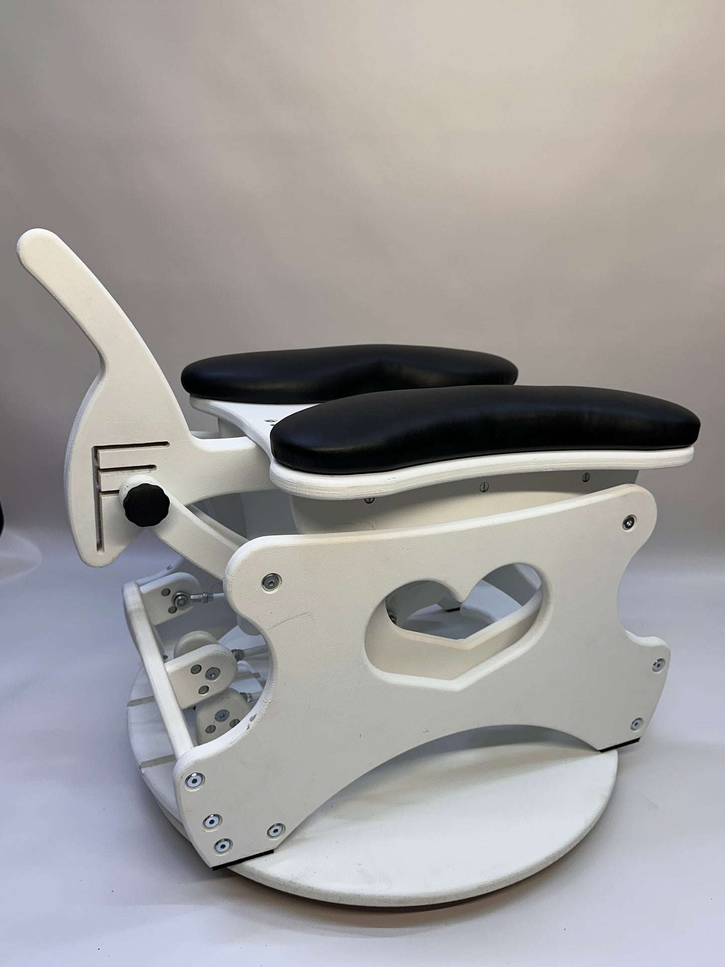White - Black Intense Rocker Sex Chair – Adjustable BDSM Swing Chair | Vibrating & Versatile