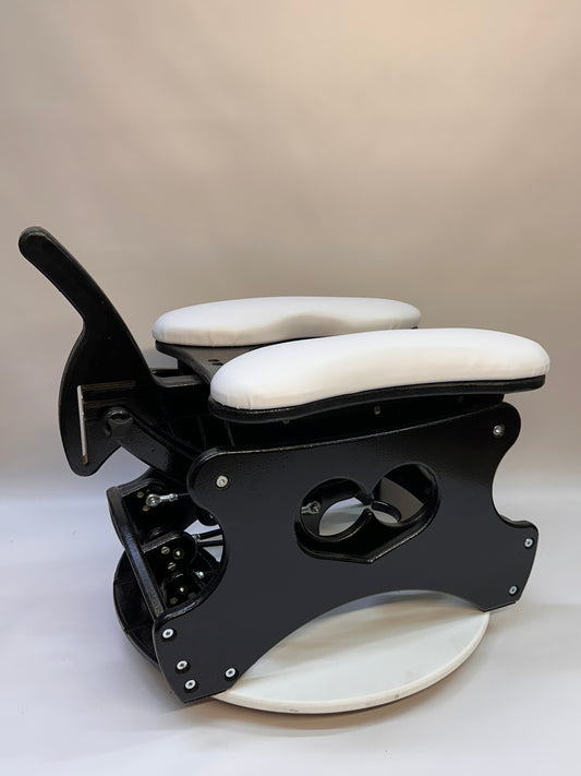 Intense Rocker – Luxury Adjustable BDSM Chair (Black/White)