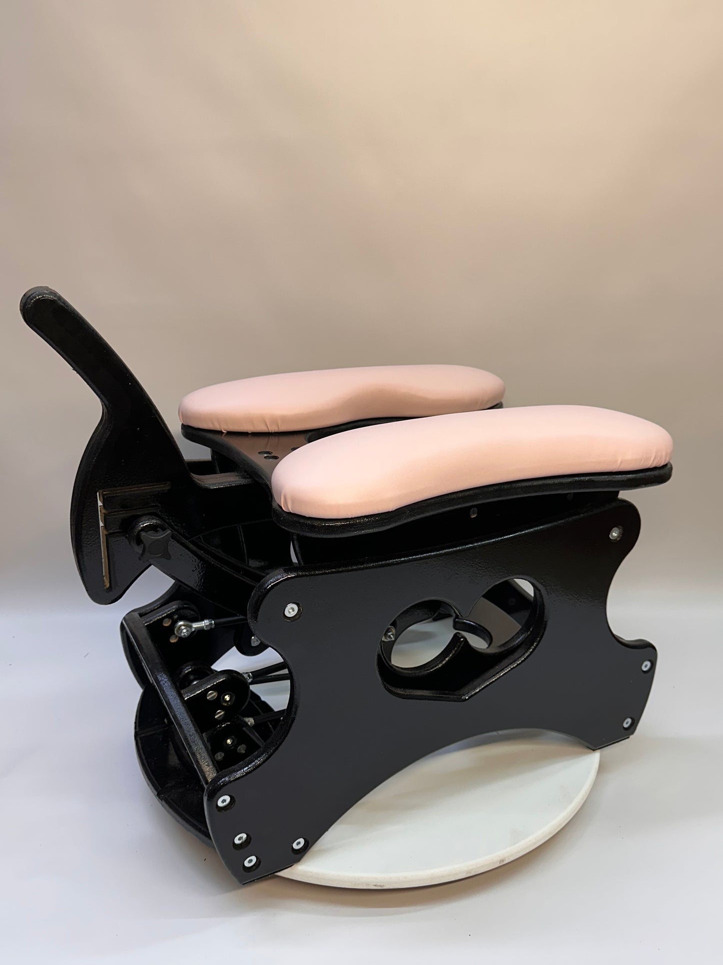 Black - Light pink Intense Secret Luxury rocking chair – adjustable and versatile. For solo or couple play