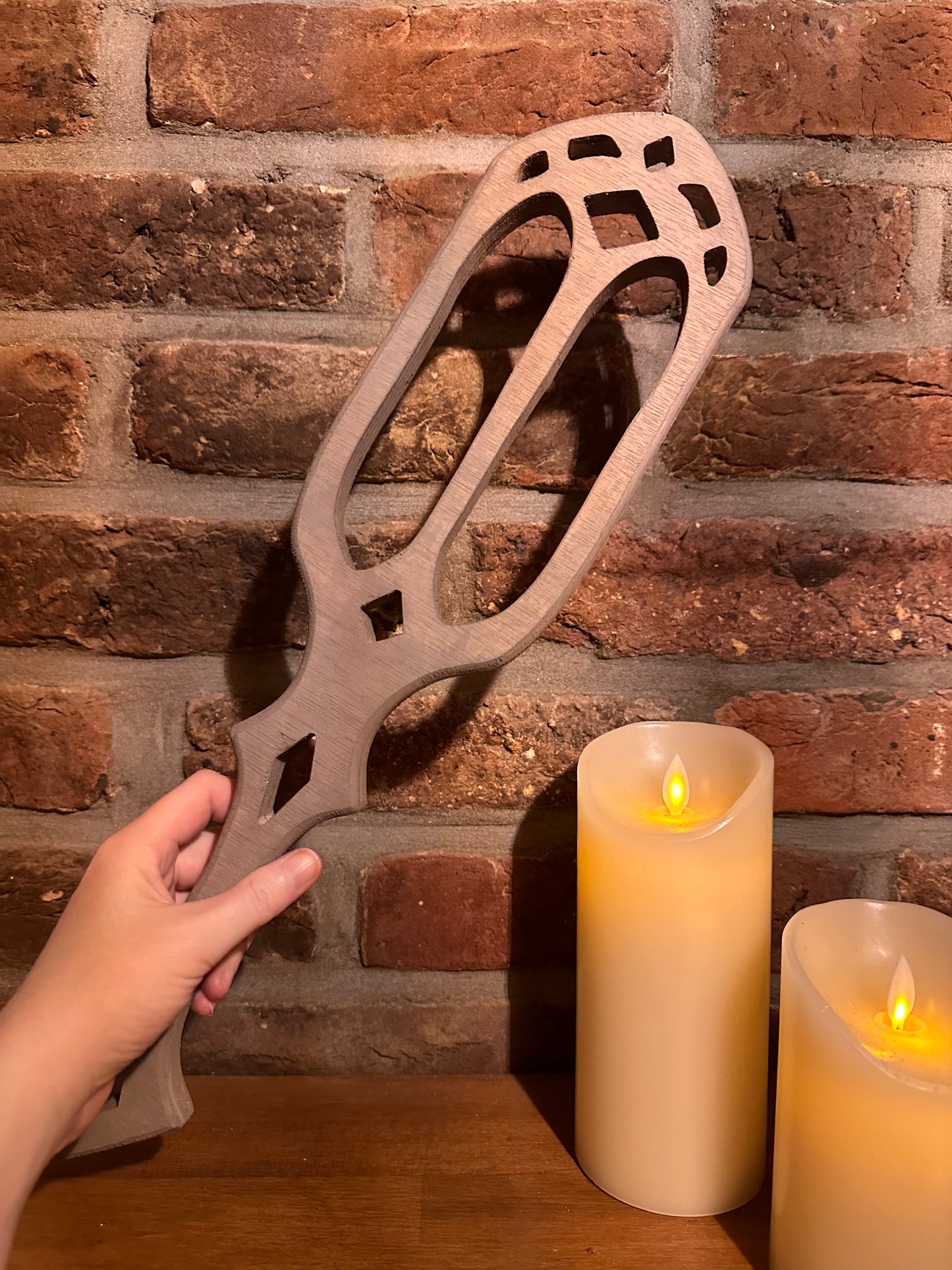 Medieval cathedral BDSM paddle – fetish accessory