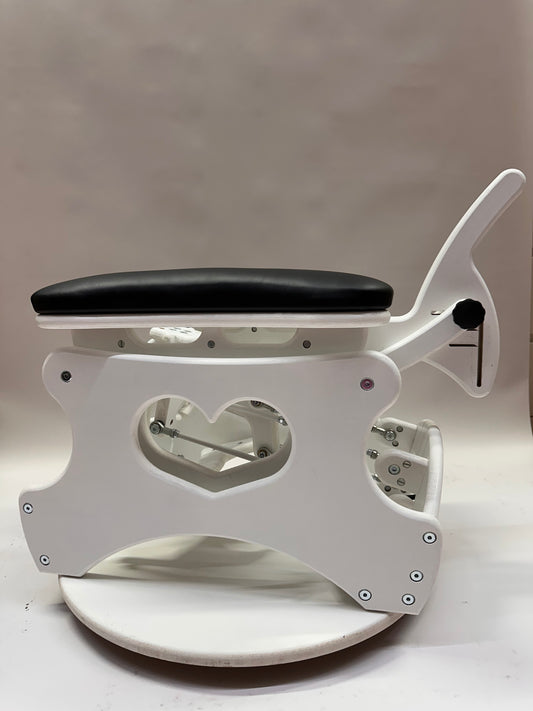 Intense Secret DP Double Rocker – Luxury Dual Positioning BDSM Chair (White/Black)