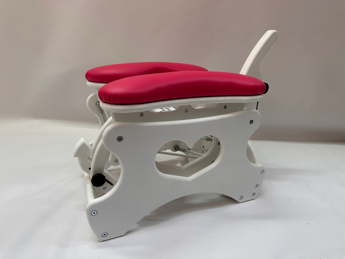 White - hot pink Intense Secret Luxury DP Double Rocking Chair – Adjustable, Versatile, and Affordable for Solo or Couple Play