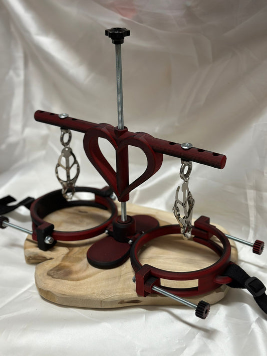 Adjustable Breast Press Set with Nipple Stretcher
