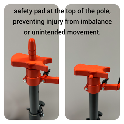 Red One Bar Prison Restraint Pole – Modular BDSM Positioning System with Hardwood Base (kopie)