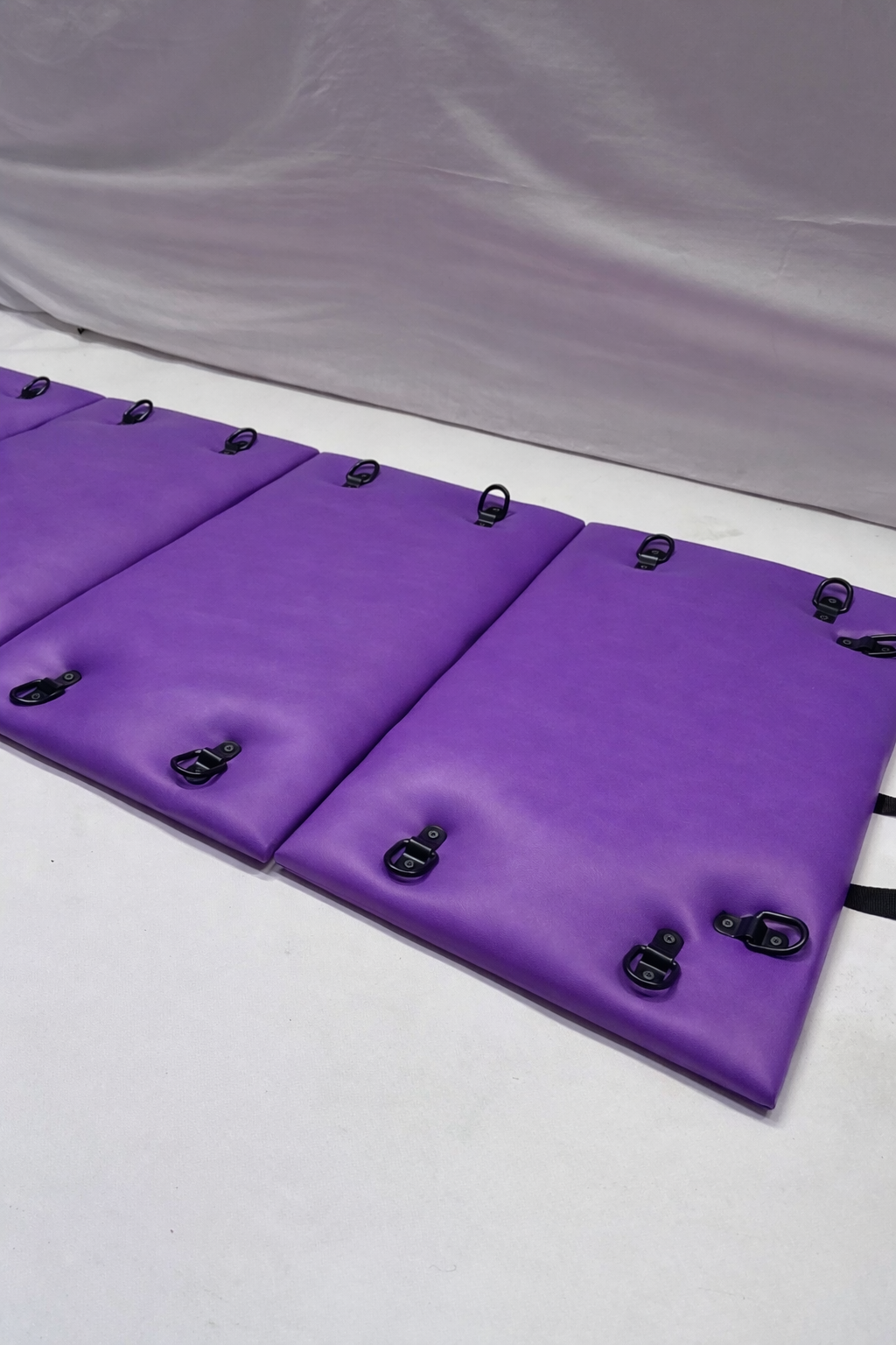 Purple Folding Spanking Bench – Portable Luxury Bondage Bench & Restraint Furniture