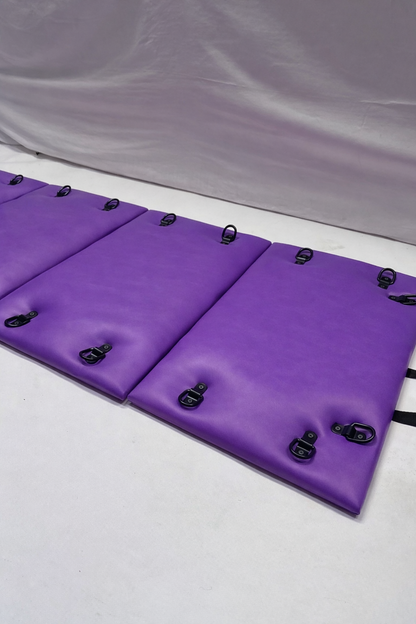 Purple Folding Spanking Bench – Portable Luxury Bondage Bench & Restraint Furniture