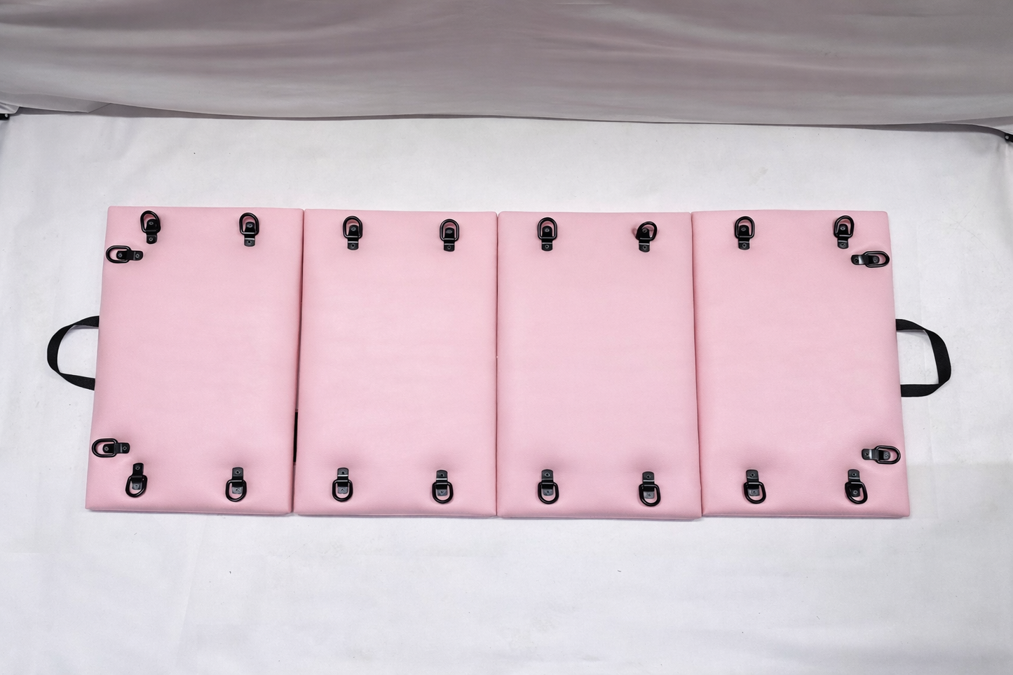 Pink Folding Spanking Bench – Portable Luxury Bondage Bench & Restraint Furniture