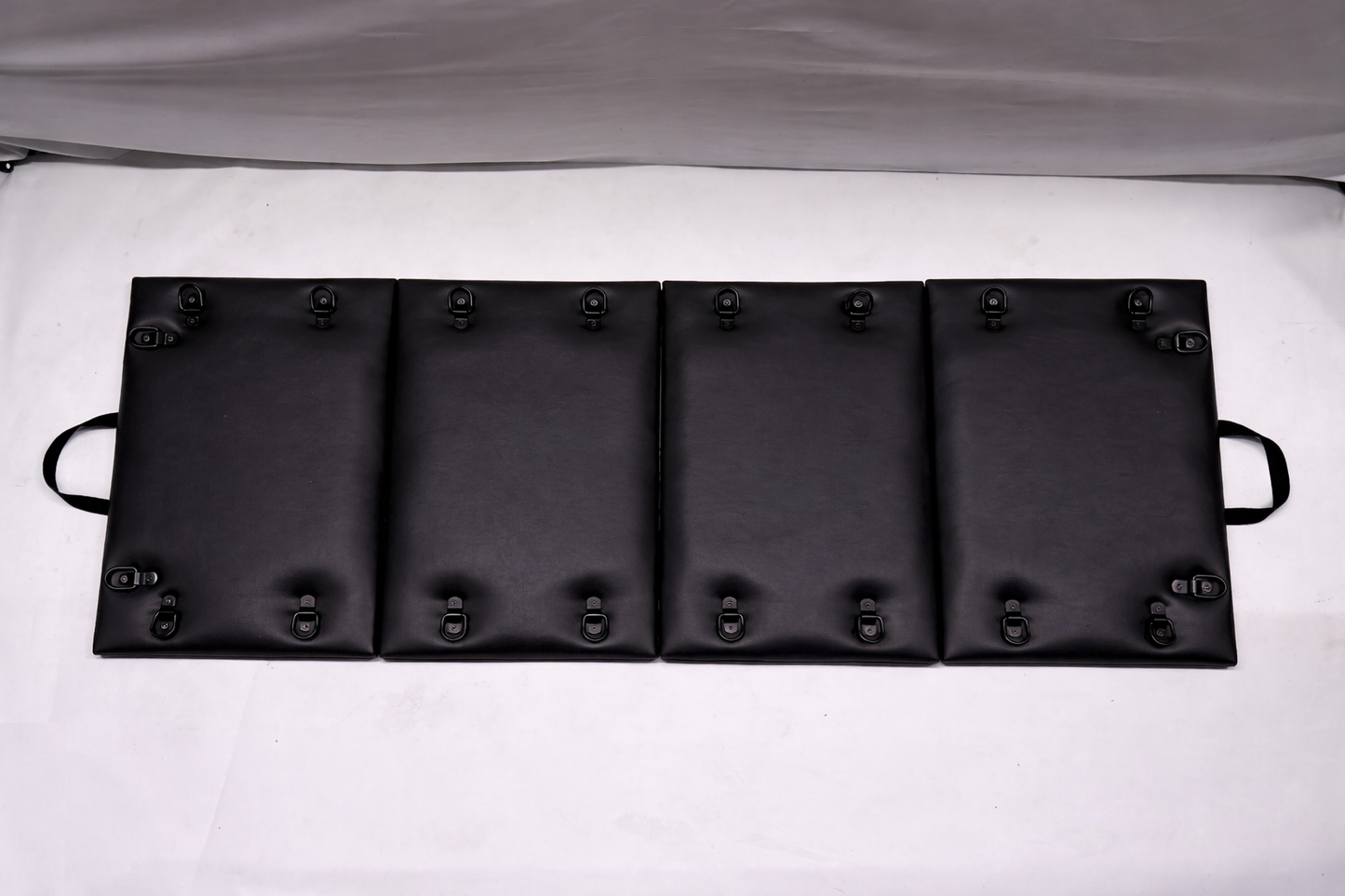 Black Folding Spanking Bench – Portable Luxury Bondage Bench & Restraint Furniture