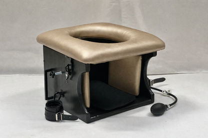 Smotherbox Queening Throne – Luxury Sensory Control BDSM Chair (Black)