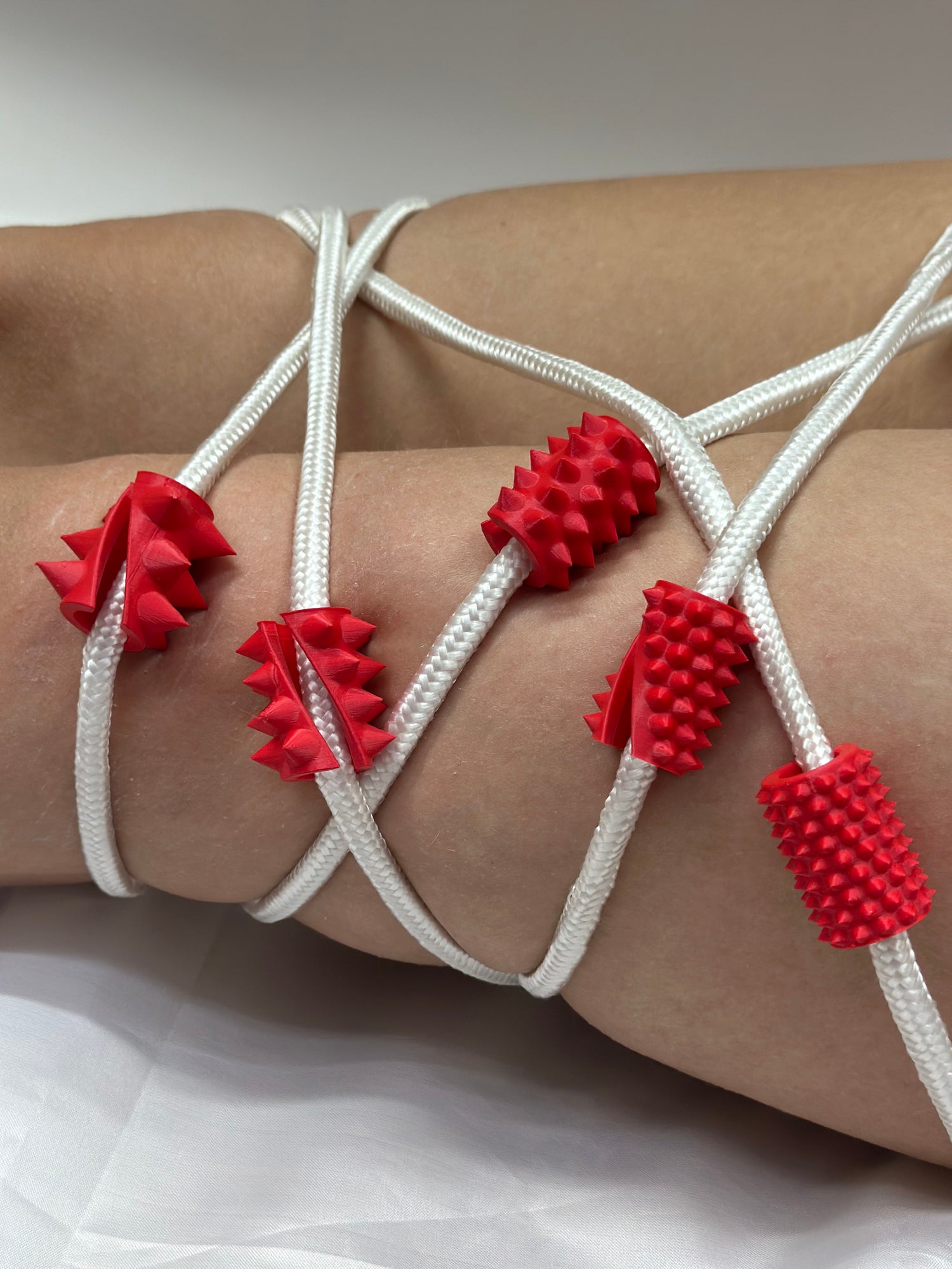 BDSM thorn spikes for rope bondage – sensory play