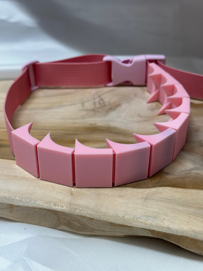 Unique BDSM pain play accessory – adjustable spiked cilicium strap for discipline