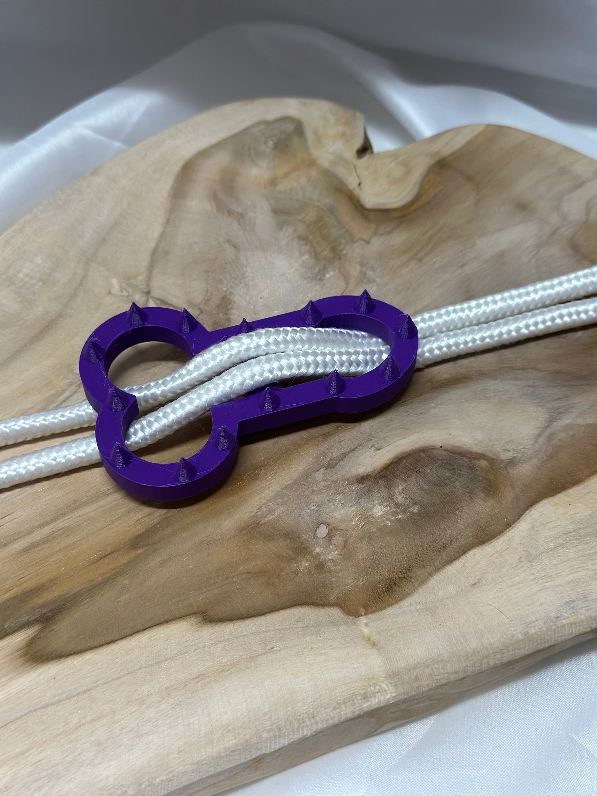 Spiked Shibari Rope Pads – 3D Printed Sensory Edge Play Accessory Set of 2