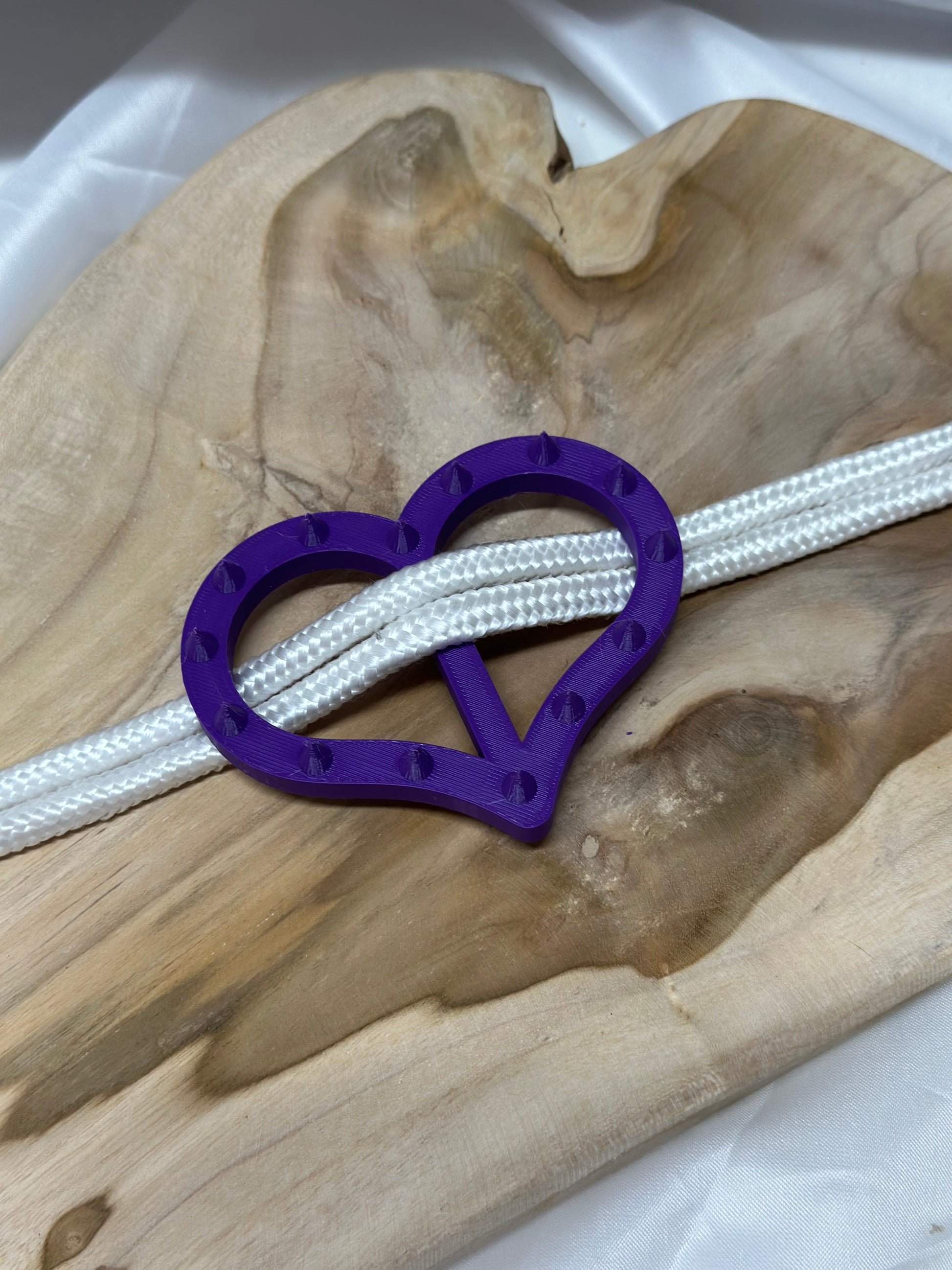Spiked Shibari Rope Pads – 3D Printed Sensory Edge Play Accessory Set of 2