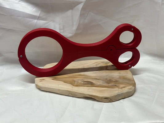 BDSM Rigid Fiddle – Neck & Wrist Restraint Pillory | Self-Bondage Device | Fetish Cuffs for Kinky Restraint Play