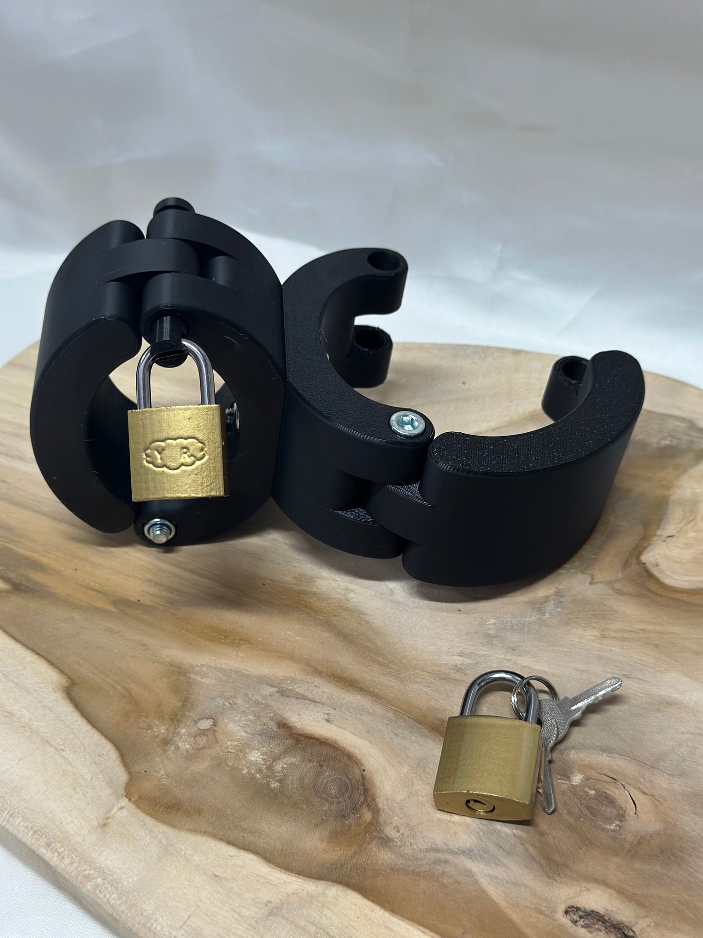 XCuffs Restraint – 3D Printed Crossed Arm Cuffs for Behind-the-Back Bondage | BDSM Wrist Restraint | Fetish Play Gear