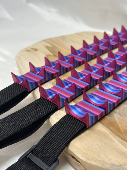 Unique BDSM pain play accessory – adjustable spiked cilicium strap for discipline