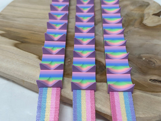 Self-punishment cilicium belt with three intensity levels: hard, brutal, merciless