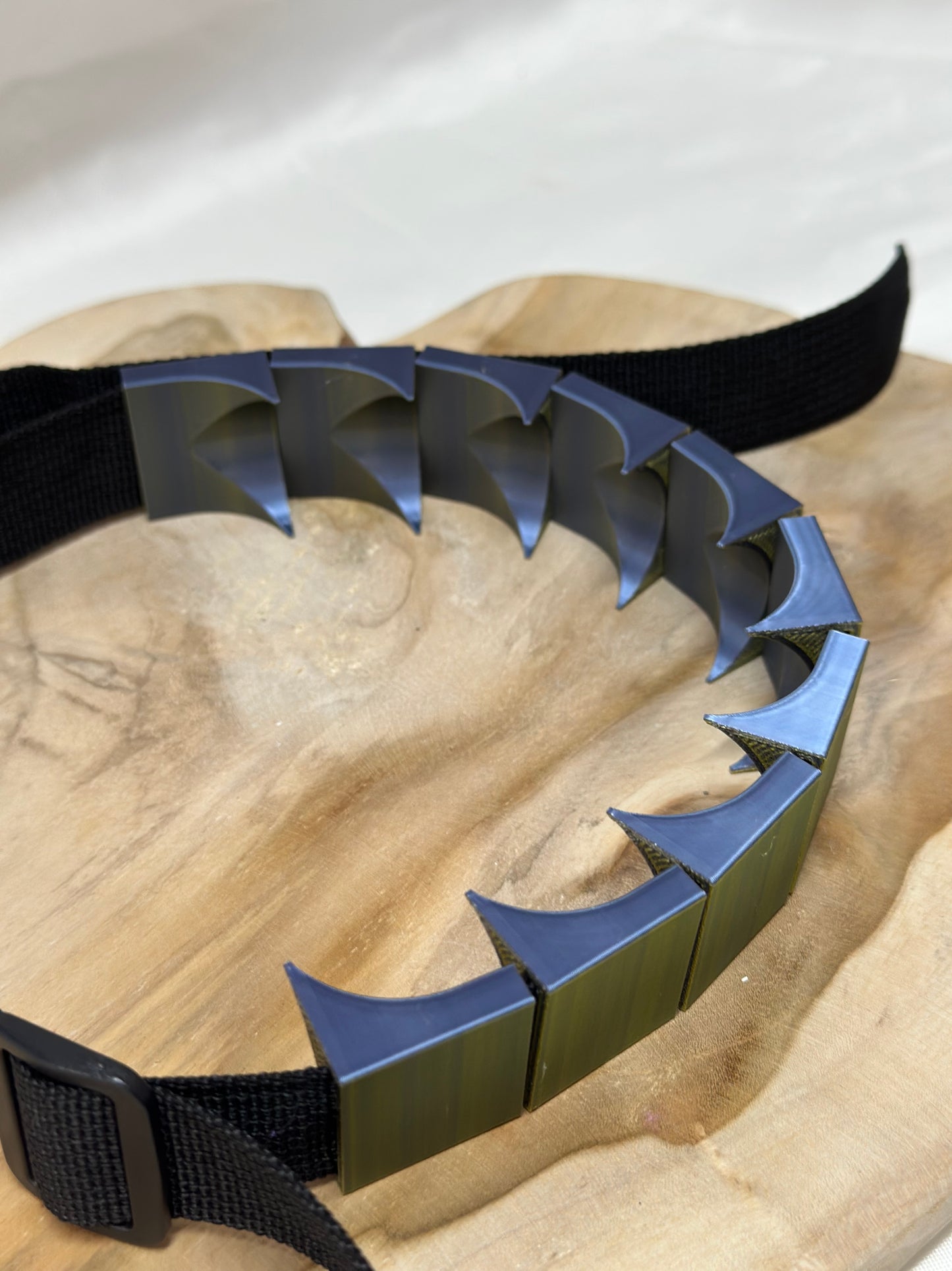 Self-punishment cilicium belt with three intensity levels: hard, brutal, merciless