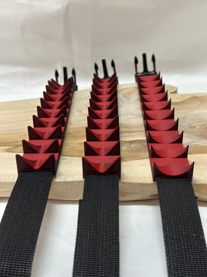 Self-punishment cilicium belt with three intensity levels: hard, brutal, merciless