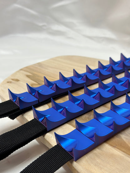 Self-punishment cilicium belt with three intensity levels: hard, brutal, merciless