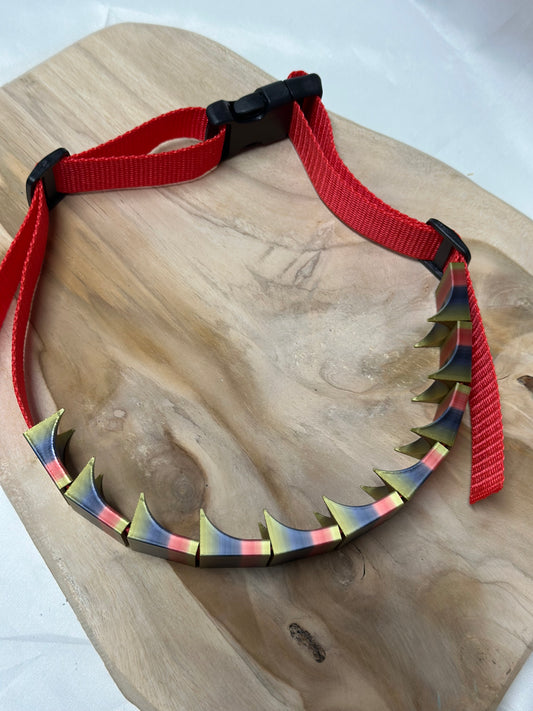 Self-punishment cilicium belt with three intensity levels: hard, brutal, merciless