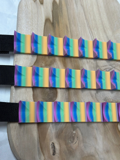 Self-punishment cilicium belt with three intensity levels: hard, brutal, merciless