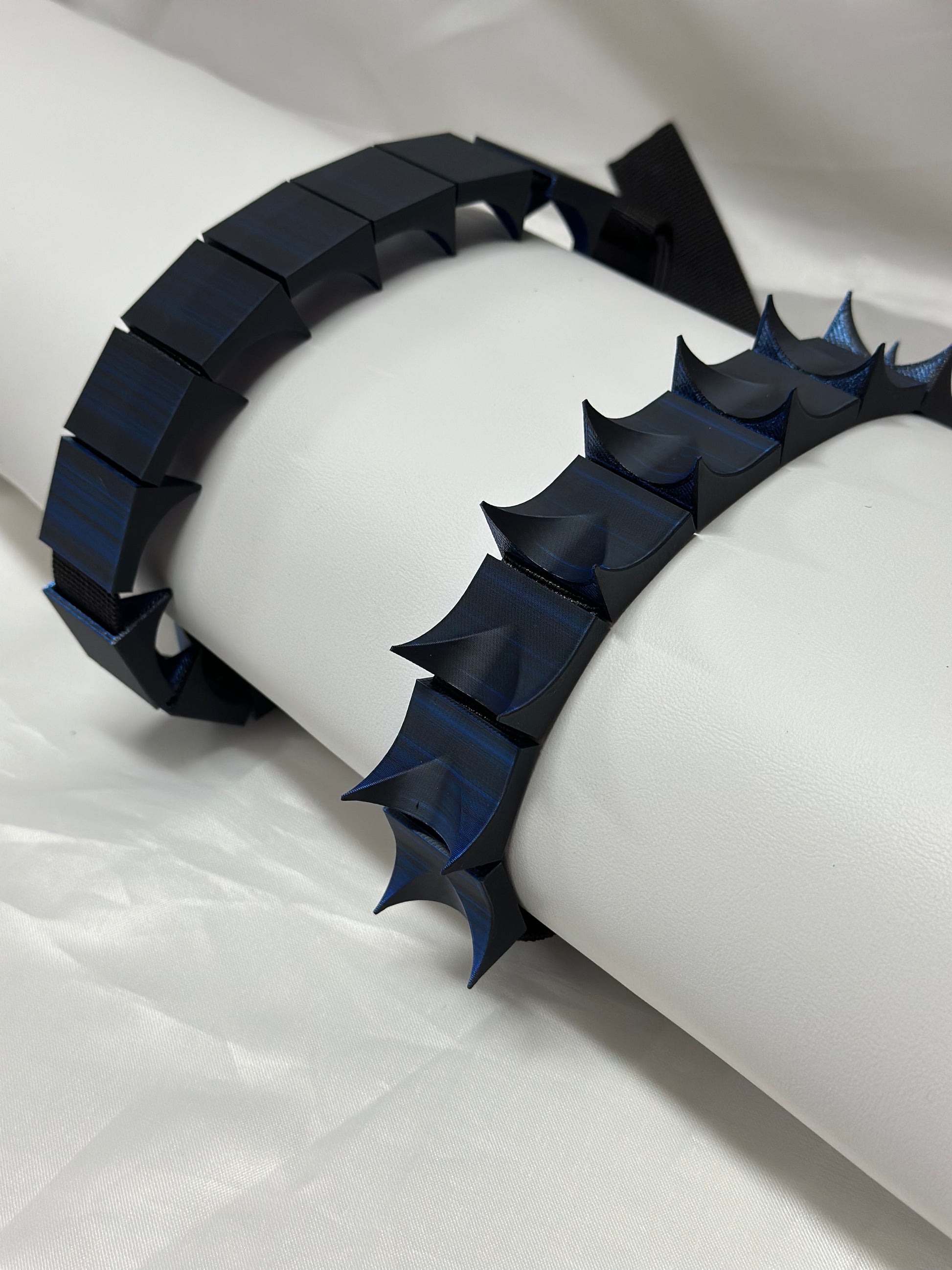 Self-punishment cilicium belt with three intensity levels: hard, brutal, merciless