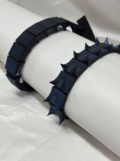 Self-punishment cilicium belt with three intensity levels: hard, brutal, merciless