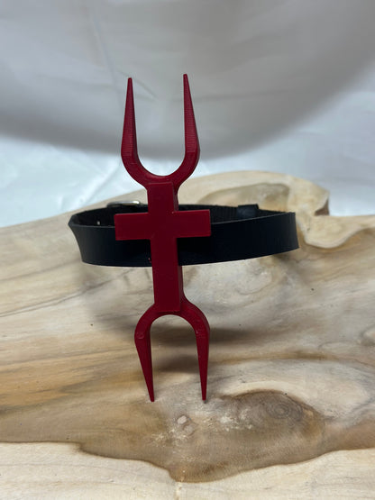 Heretic’s Fork Cross BDSM Collar – Medieval Torture-Inspired Psychological Restraint
