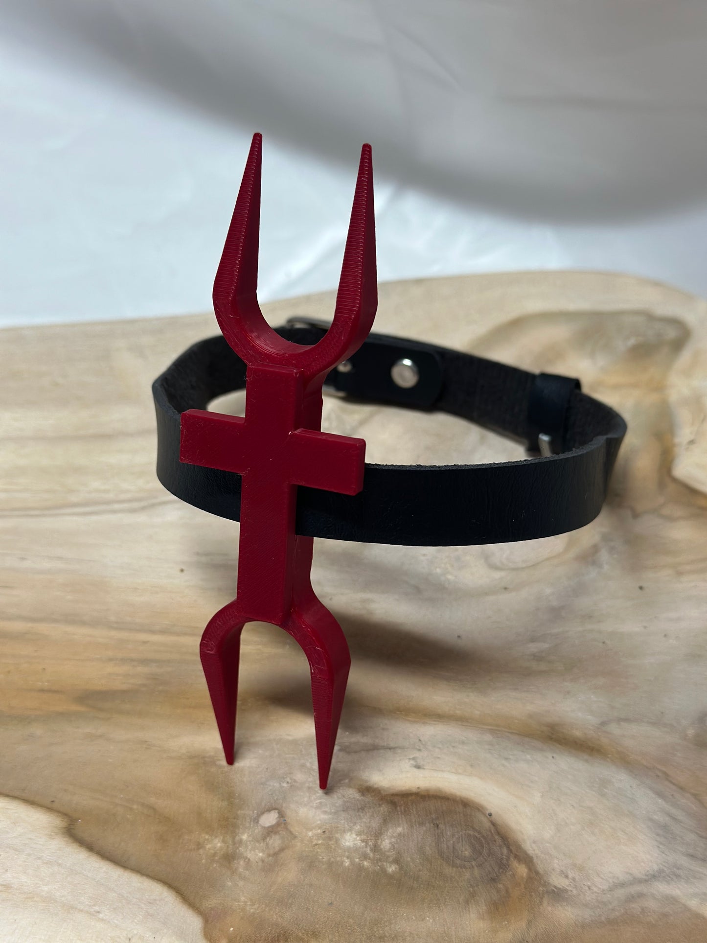 Heretic’s Fork Cross BDSM Collar – Medieval Torture-Inspired Psychological Restraint