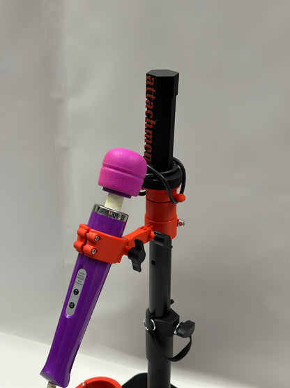 Black One Bar Prison Restraint Pole – Modular BDSM Positioning System with Hardwood Base