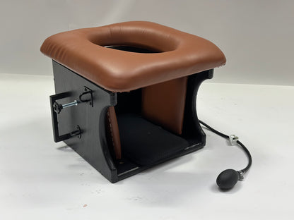 Smotherbox Queening Throne – Luxury Sensory Control BDSM Chair (Black)