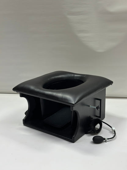 Smotherbox Queening Throne XL – Luxury Sensory Control BDSM Chair (Wood color options)