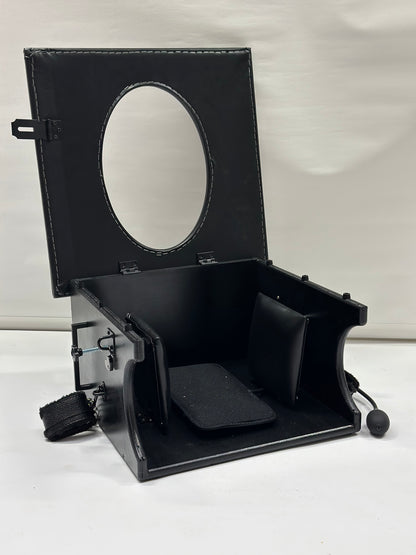 Smotherbox Queening Throne XL – Luxury Sensory Control BDSM Chair (Wood color options)