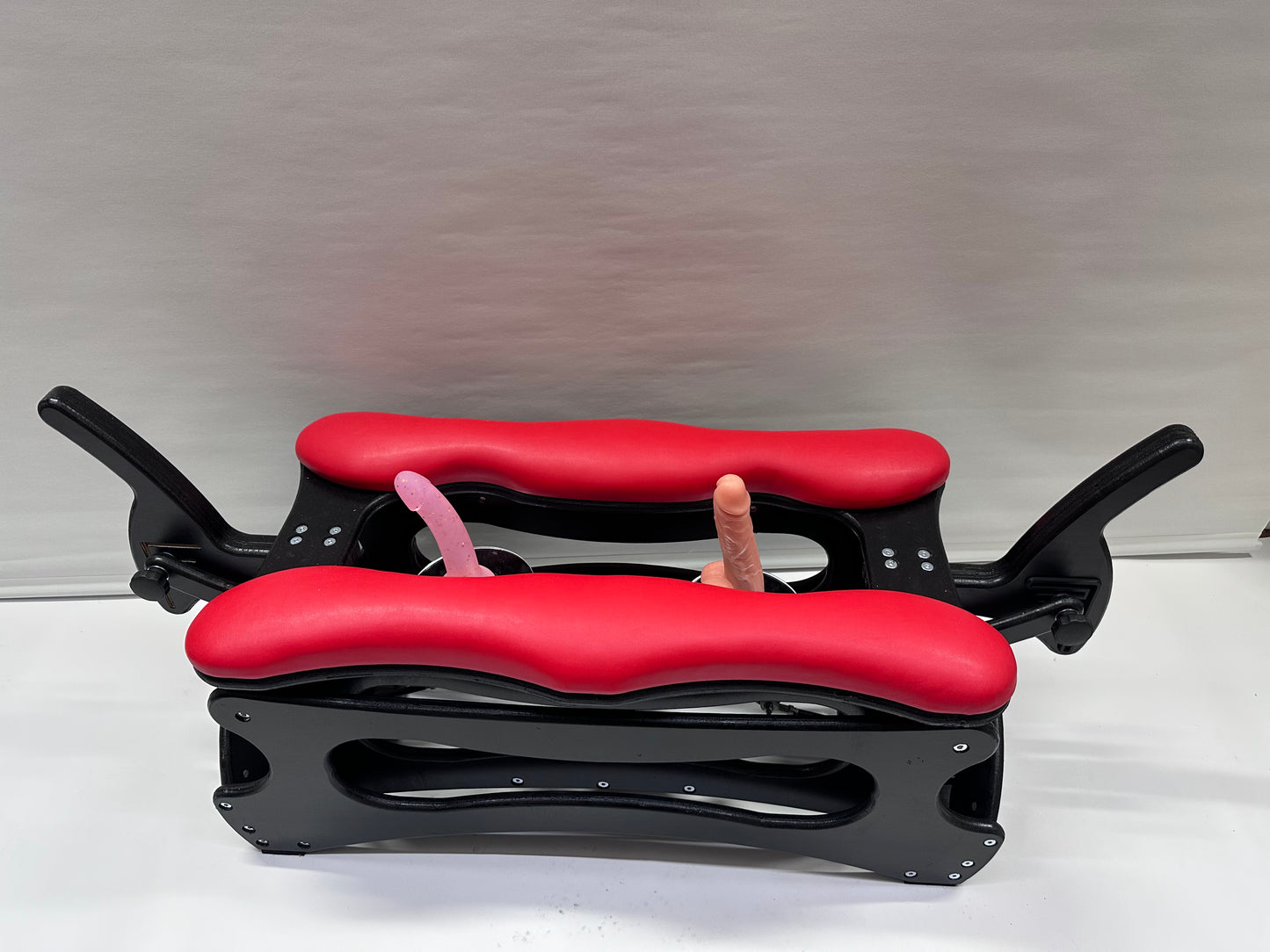 Couples Tandem Rocker Chair for Two | Luxury Intimate Rocking Chair (Black)