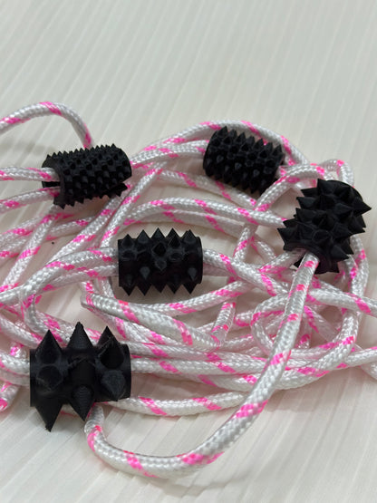 BDSM thorn spikes for rope bondage – sensory play