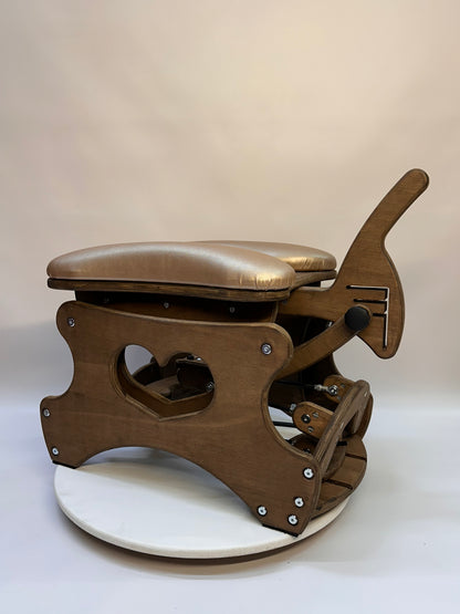 Intense Rocker – Luxury Adjustable BDSM Chair (Brown)
