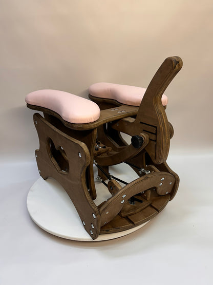Intense Secret DP Double Rocker – Luxury Dual Positioning BDSM Chair (Brown)