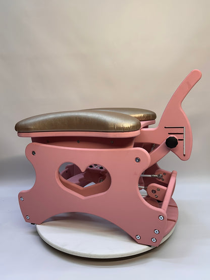 Intense Rocker – Luxury Adjustable BDSM Chair (Pink/Champagne)