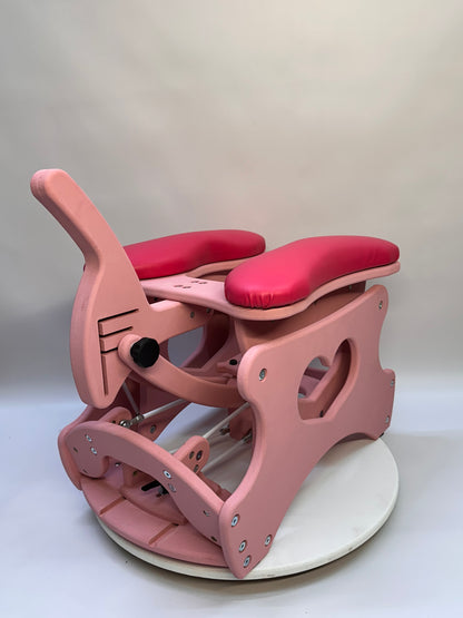 Intense Secret DP Double Rocker – Luxury Dual Positioning BDSM Chair (Pink)