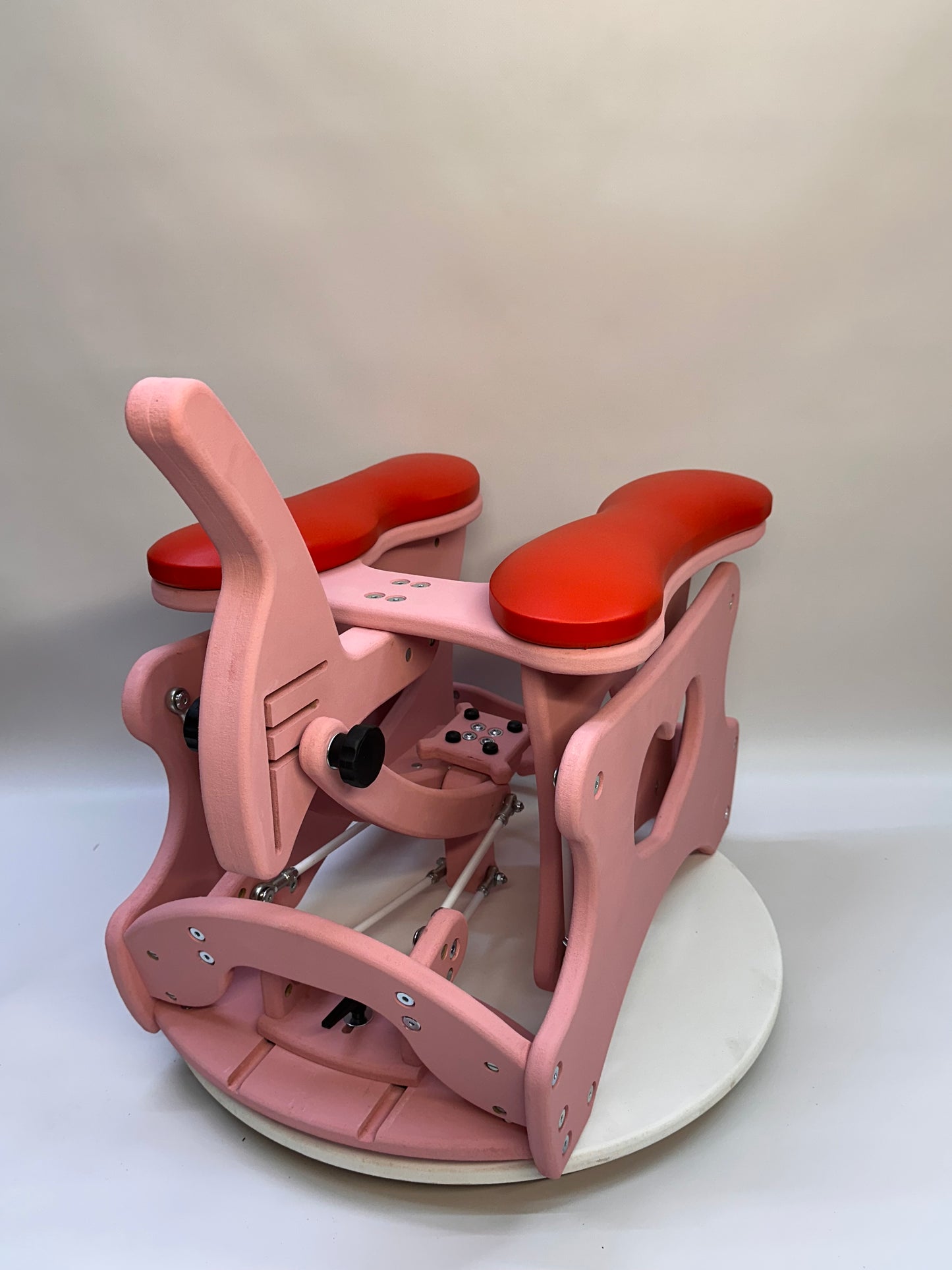 Pink -Red Intense Secret Luxury rocking chair – adjustable and versatile. For solo or couple play