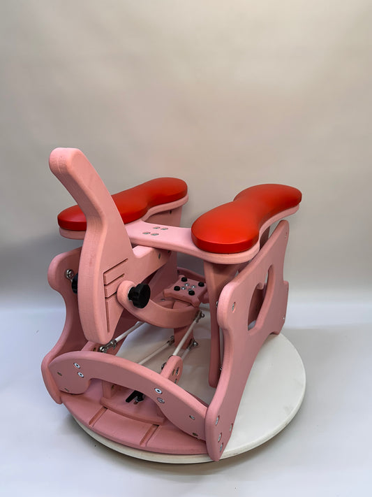 Intense Rocker – Luxury Adjustable BDSM Chair (Pink/Red)