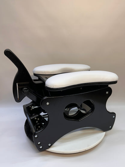 Intense Rocker – Luxury Adjustable BDSM Chair (Black/White)