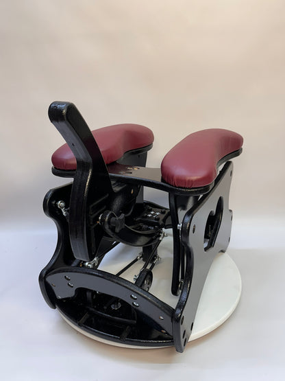 Intense Rocker – Luxury Adjustable BDSM Chair (Black/Bordeaux)